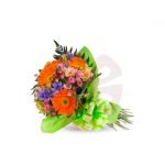 Bouquet con gerberas, mini rosa, margaritas y otras flores a domicilio