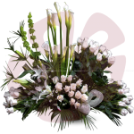 Olimpus - Arreglos florales para condolencia, Floristeria sur de quito, Flores para sepelio, velacion